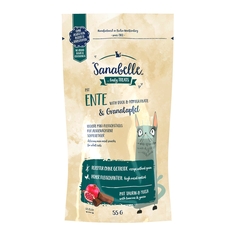 Лакомство Sanabelle «Cat Sticks» для взрослых кошек, утка-гранат, 55 г