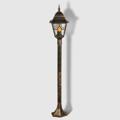 Светильник садовый Amber Lamp 8017LHB IP44 E27 100Вт напольный, черное золото