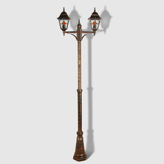 Светильник садовый Amber Lamp 9042LHB IP44 E27 100Вт напольный, черное золото