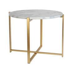 Столик Ad trend д49см 39см белый круглый