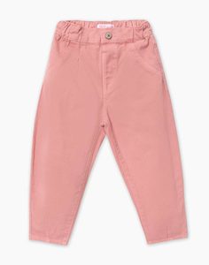Розовые джинсы Slouchy для девочки Gloria Jeans