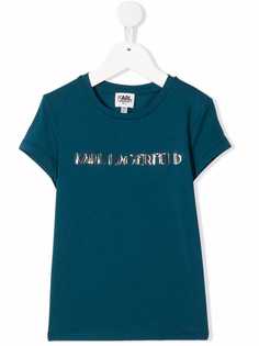 Karl Lagerfeld Kids футболка с логотипом