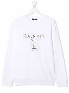 Balmain Kids толстовка с логотипом