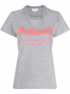 Alexander McQueen футболка с логотипом