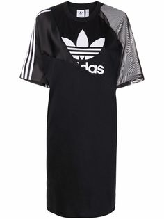 adidas платье-футболка с логотипом
