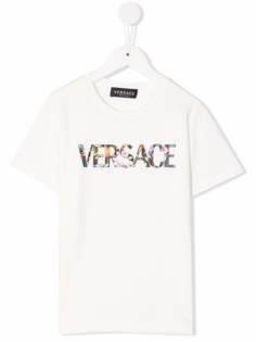 Versace Kids футболка с логотипом