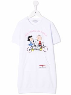 The Marc Jacobs Kids платье-футболка с принтом