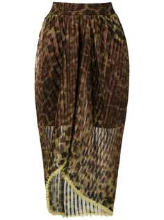 À La Garçonne плиссированная юбка миди Bianca