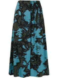 PS Paul Smith юбка миди с цветочным принтом