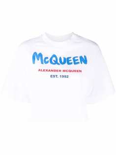 Alexander McQueen футболка с логотипом