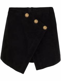 Balmain короткая юбка с запахом