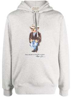 Polo Ralph Lauren худи с кулиской и принтом Polo Bear