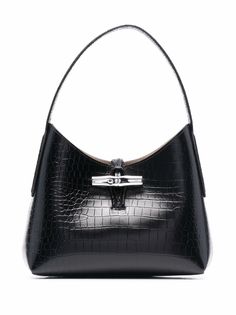 Longchamp сумка на плечо Roseau с тиснением под крокодила