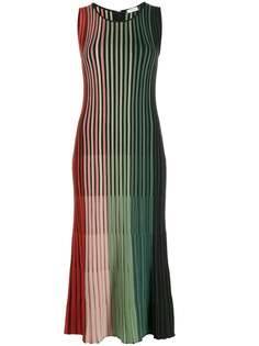 Akris Punto шерстяное платье в полоску