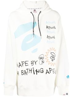 AAPE BY *A BATHING APE® худи с логотипом