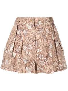 Ulla Johnson шорты Riley с цветочным принтом