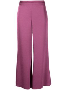 Vince укороченные брюки широкого кроя