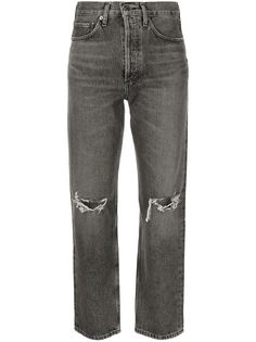 AGOLDE джинсы с эффектом потертости