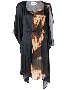 Charles Jeffrey Loverboy платье Mels с драпировкой