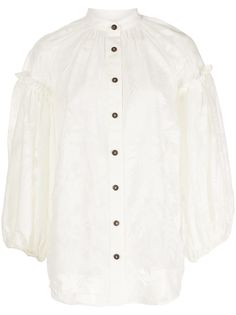 ZIMMERMANN рубашка с вышивкой