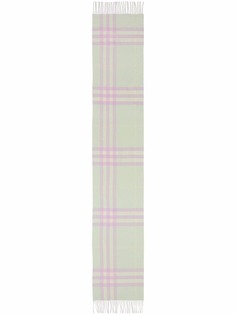 Burberry кашемировый шарф в клетку