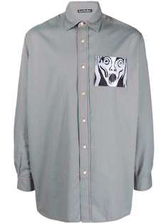 Acne Studios рубашка с нашивкой Edvard Munch