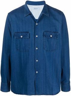 Universal Works джинсовая рубашка на пуговицах
