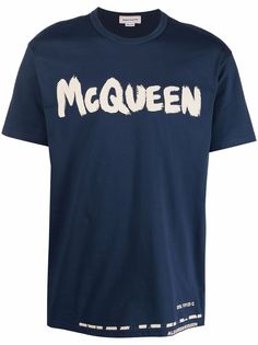 Alexander McQueen футболка с логотипом