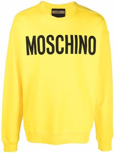 Moschino толстовка из органического хлопка с логотипом
