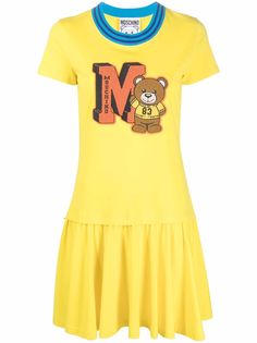 Moschino платье Teddy Bear из органического хлопка