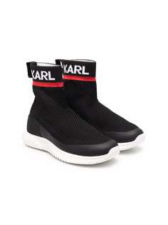 Karl Lagerfeld Kids ботинки с логотипом