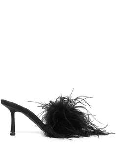 Alexander Wang босоножки Lulu с перьями