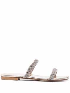 Stuart Weitzman декорированные сандалии Addison