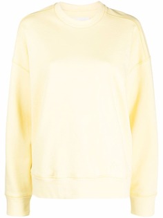 Jil Sander толстовка с вышитым логотипом