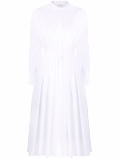 Alexander McQueen платье миди со сборками
