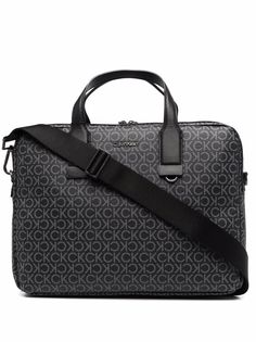 Calvin Klein портфель на молнии с монограммой