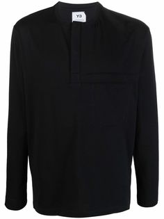 Y-3 футболка с длинными рукавами и логотипом