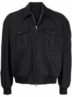 Alexander McQueen куртка-рубашка с логотипом