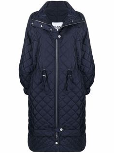 GANNI стеганая парка оверсайз