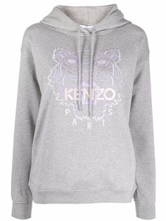 Kenzo худи с вышивкой Tiger