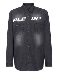 Philipp Plein джинсовая рубашка с логотипом Plein™