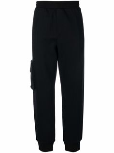 Helmut Lang зауженные джоггеры с накладными карманами