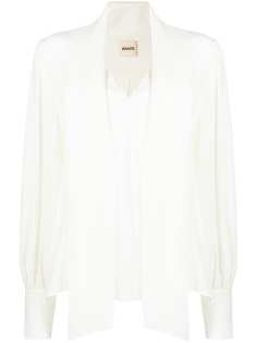 KHAITE шелковая блузка с бантом