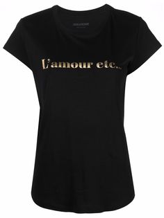 Zadig&Voltaire футболка с надписью