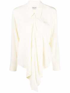 Zadig&Voltaire шелковая рубашка с завязками