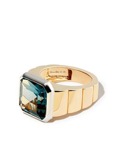 Yvonne Léon кольцо из желтого золота с топазом