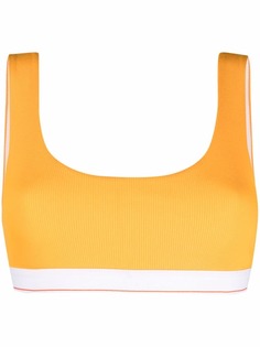 Calvin Klein Underwear топ-бралетт в рубчик