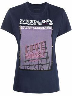 Zadig&Voltaire футболка с графичным принтом