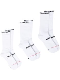 Readymade комплект из трех пар носков с логотипом