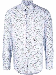 PAUL SMITH рубашка с принтом